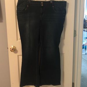 Dark denim jeans - Only warn a few times